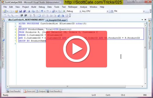 #025 Increase and Decrease line indentation in Visual Studio