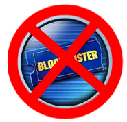 No Blockbuster Sign