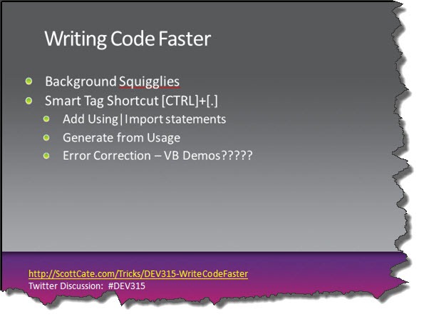 DEV315-09-WriteCodeFaster